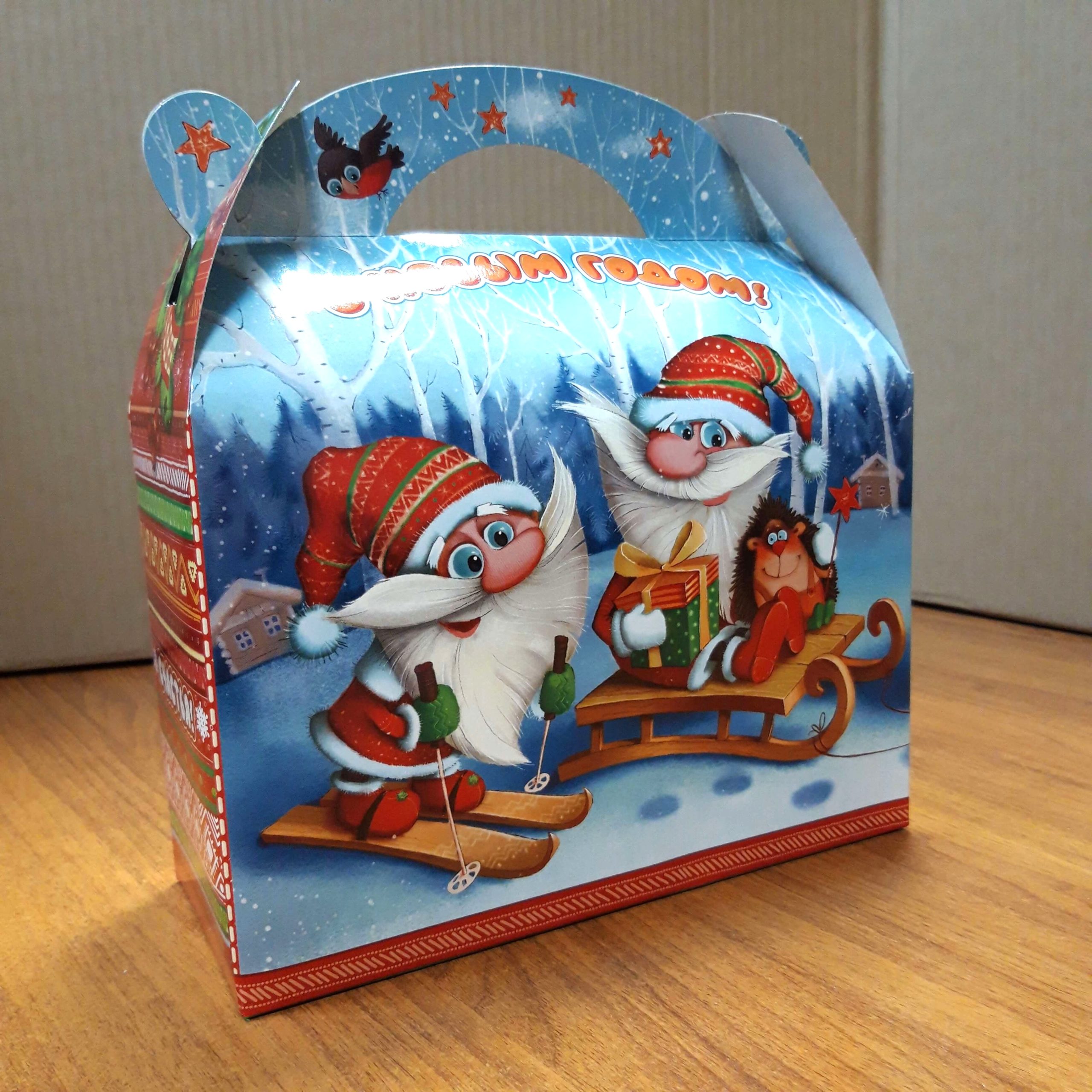 Коробка НГ "Фантазия (На опушке)" 1500гр 220*90*195мм