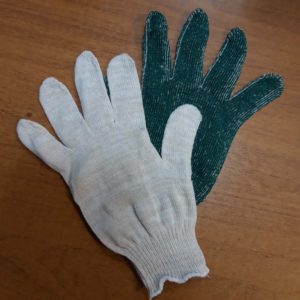 Перчатки ХБ без ПВХ гладкие
