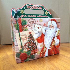 Коробка НГ "Экспресс Почта (Северная Почта)" 2500гр 245*130*195/265 мкг